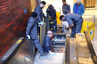 BART Escalator Repair crew Jan. 6, 2017