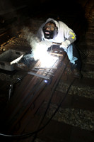 BART Welders at work late night April 4, 2018